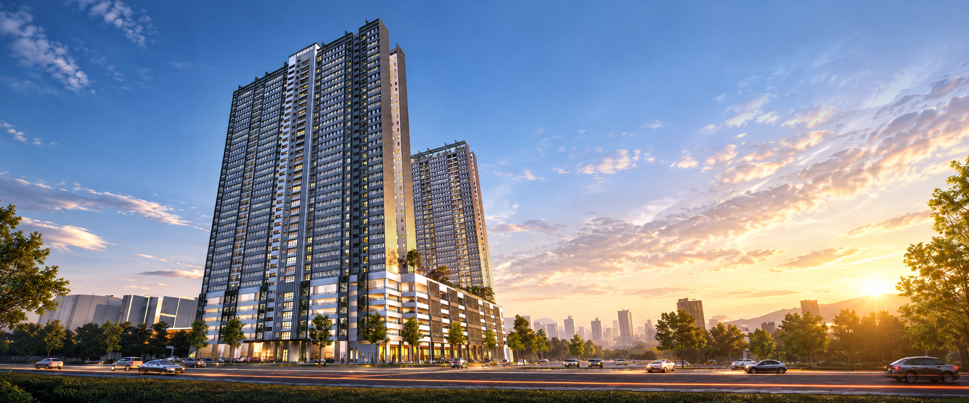 Versa Junior Apartment building facade — Project image supplied in the PropIn Project Library