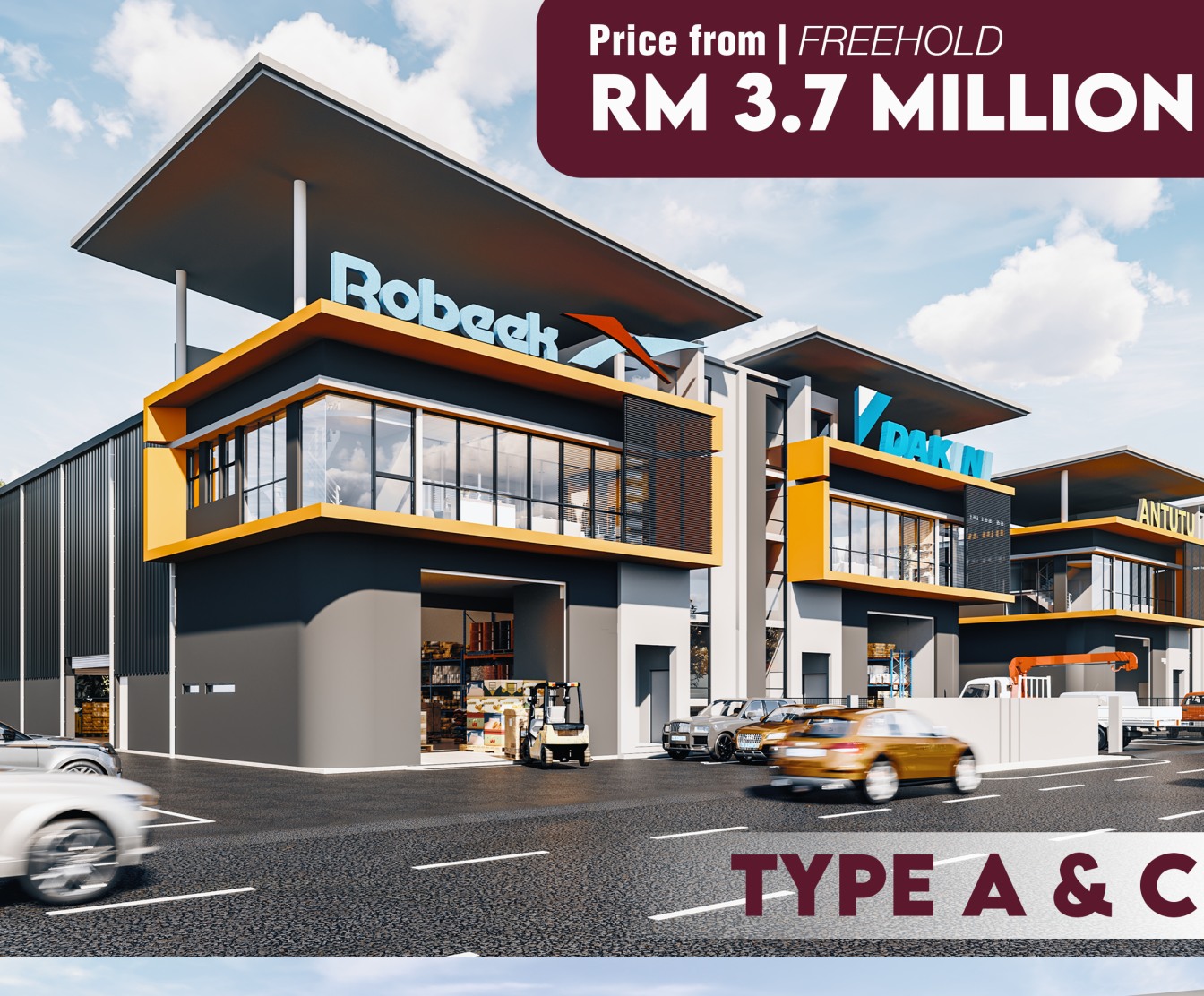Villa Industrial Park building facade — Building exterior from the supplied project material