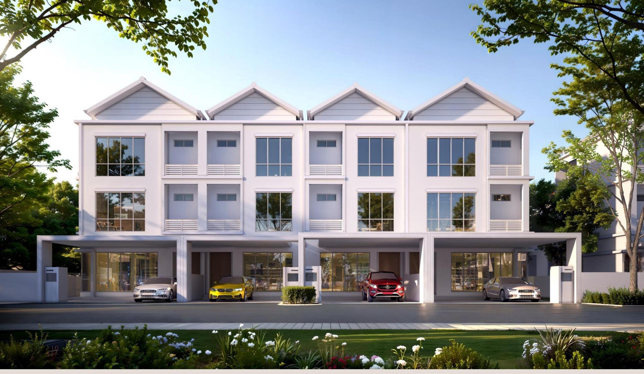 Viluxe 2 Courtyard Collection — Courtyard home facade