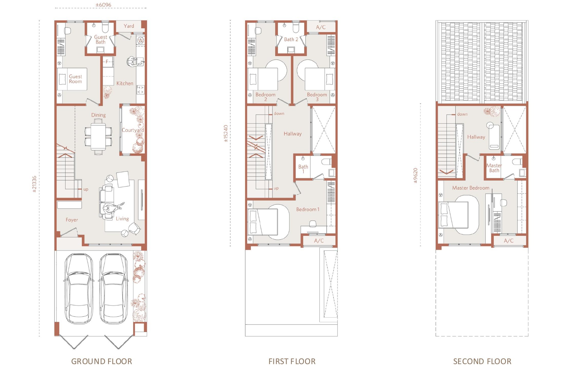 Viluxe 2 Courtyard Collection Type 2 floor plan